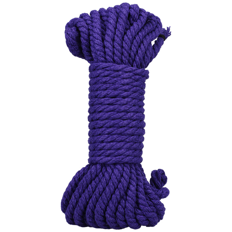 Doc Johnson Merci - Bind and Tie - 6mm Hemp Bondage Rope - 30 Feet - Violet