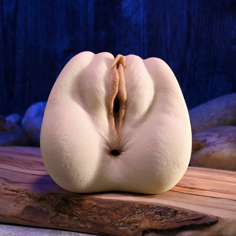 Evolved Novelties Sasha Grey Movie with Vagina and Anal Stroker - White - Stroker Masturbator - Realistic Pocket Pussy