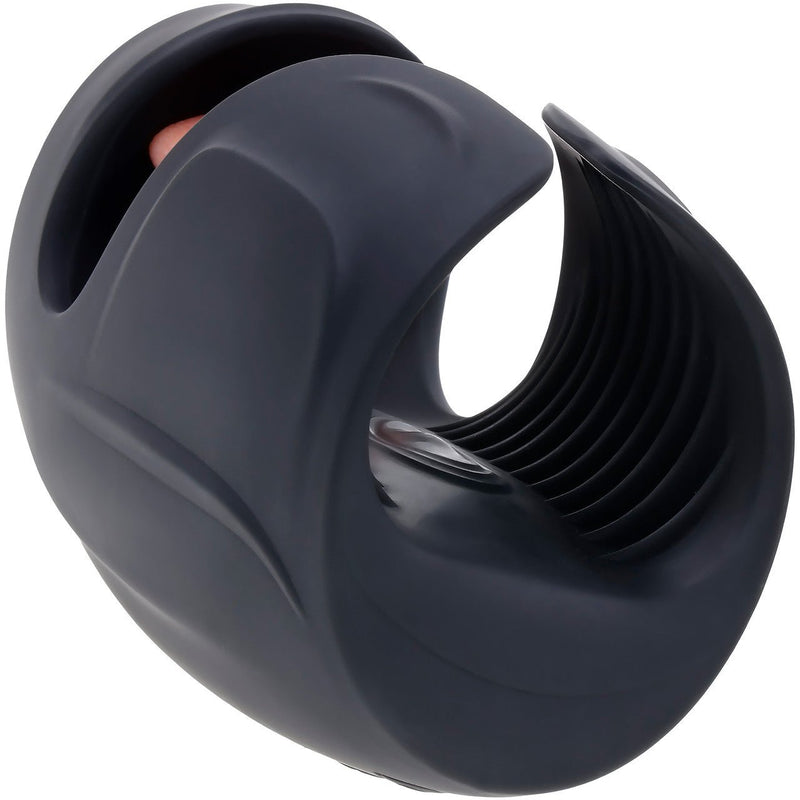 Evolved Novelties Lick The Tip Black - Automatic Stroker Masturbator - Canister Masturbation Cup
