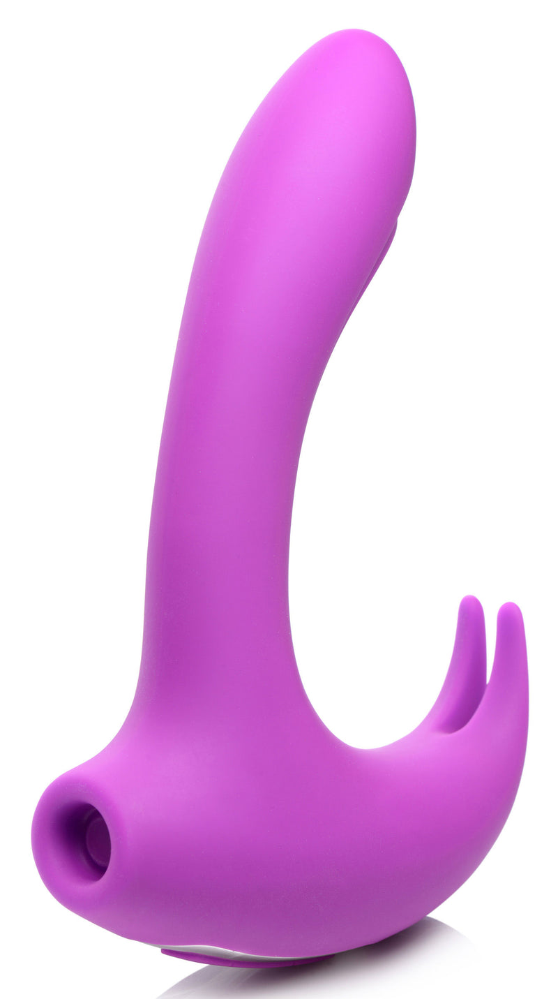 XR Brands 12x Lux Rocker Pulsing and Vibrating G-Spot Rabbit - Pink