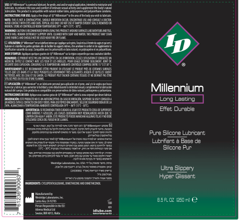 I.D. Lubricants ID Millennium Silicone Lubricant 8.5 Oz