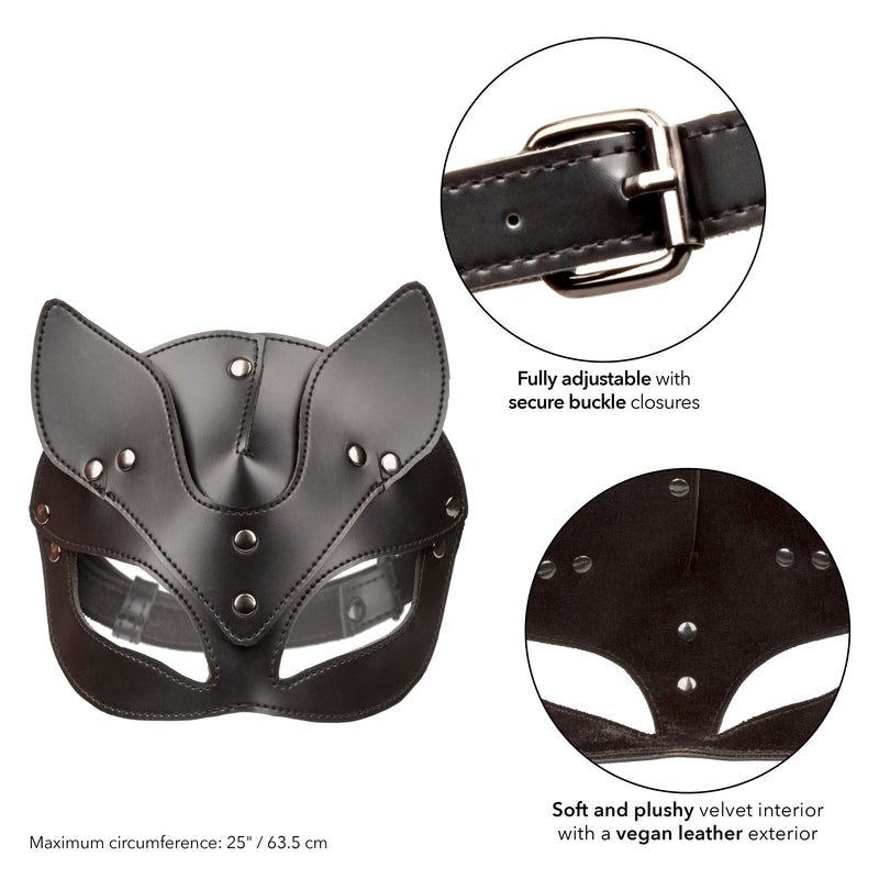 CalExotics Euphoria Collection Cat Mask - Black