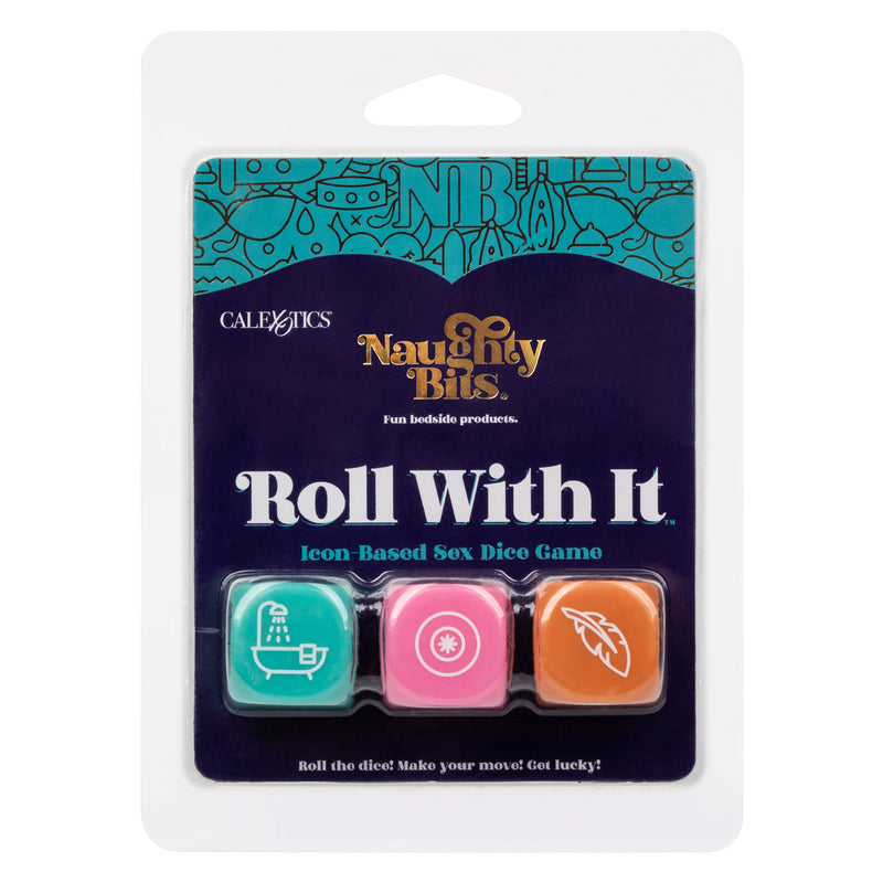 CalExotics Naughty Bits Roll With It Icon - Based Sex Dice Game