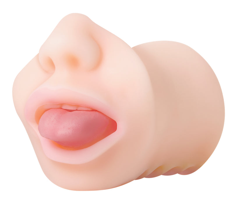 Evolved Novelties Real Mouth Stroker - Stroker Masturbator - Realistic Pocket Pussy