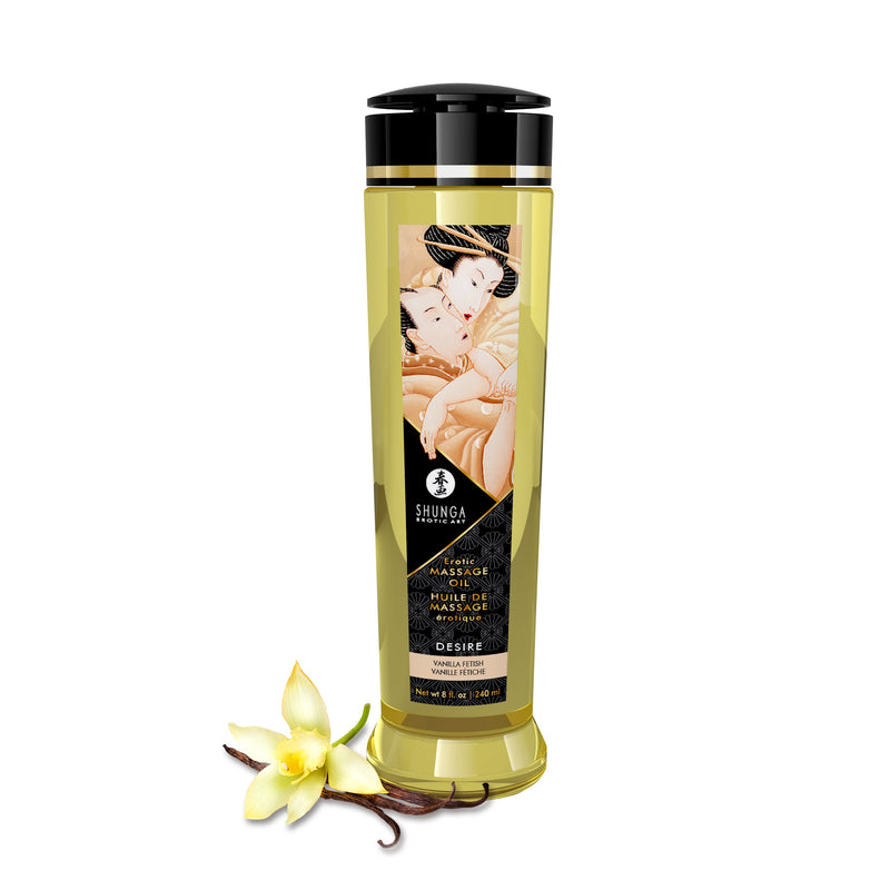Shunga Massage Oils - Desire - 8 Fl. Oz. Vanilla
