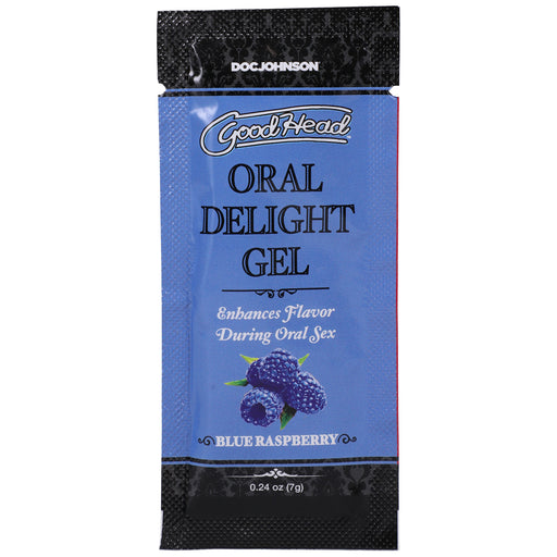 "Goodhead - Oral Delight Gel - Blue Raspberry - 0.24 Oz Bulk DJ1387-26-BU"