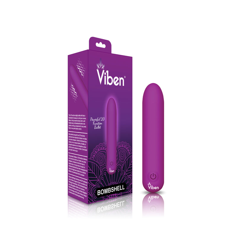 Viben Bombshell Flexible Bullet - Berry