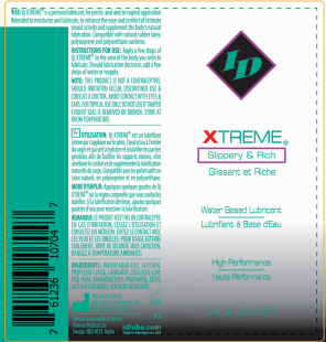I.D. Lubricants Xtreme 1 Fl Oz Pocket Bottle