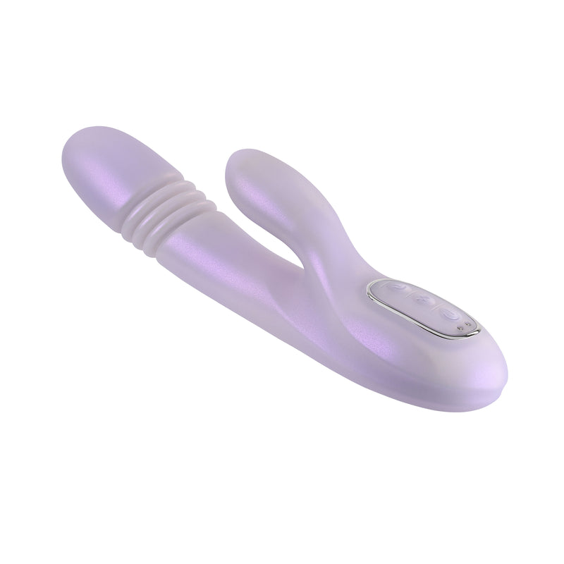 Playboy Pleasure Playboy Pleasure - Bumping Bunny - Rabbit Vibrator - Opal