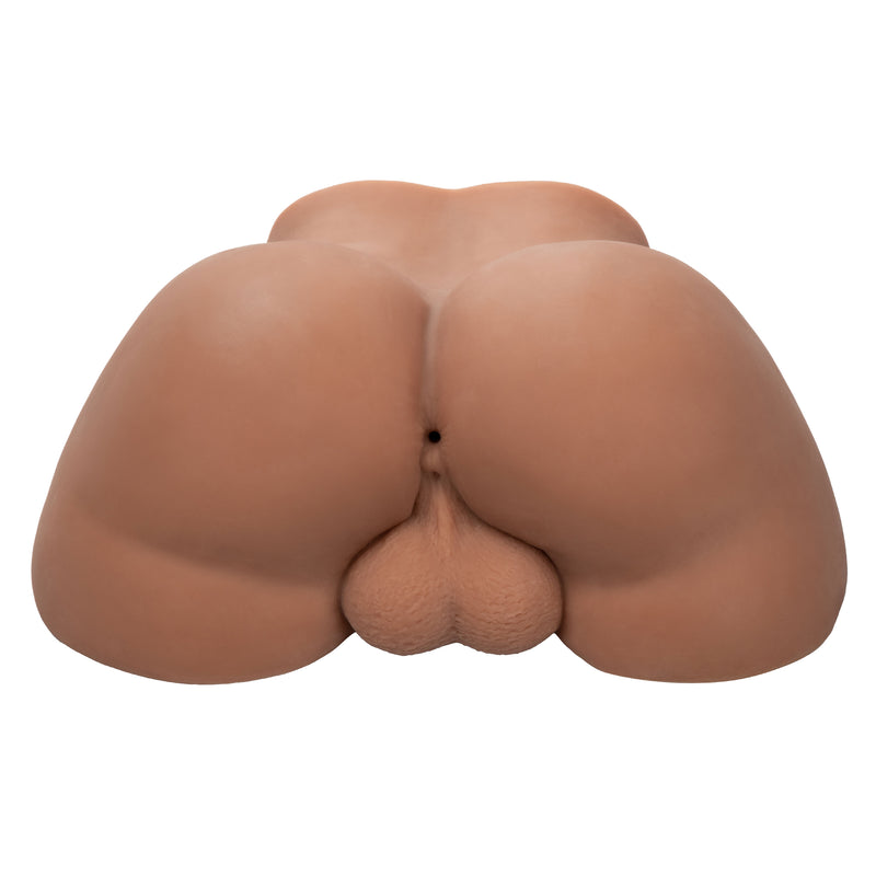 CalExotics Stroke It Bottom Banger - Brown - Stroker Masturbator - Realistic Body Part Stroker