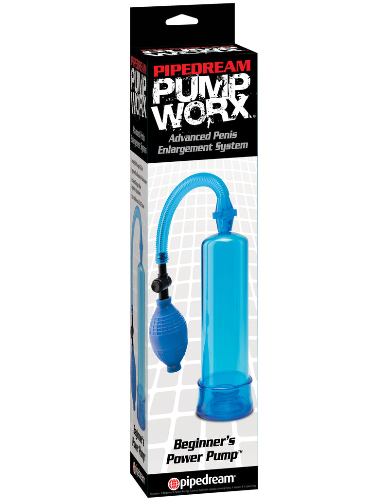 Pipedream Pump Worx Beginners Power Pump - Blue
