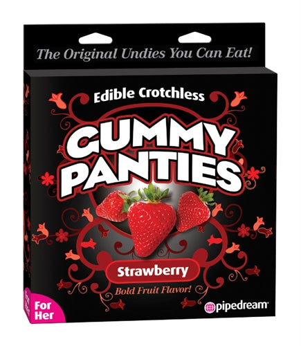 Pipedream Gummy Panties - for Her - Strawberry