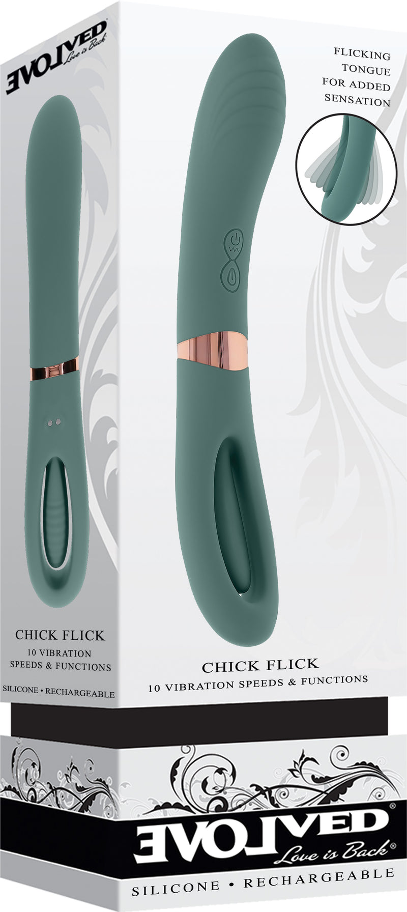 Evolved Novelties Chick Flick Mint Vibrator