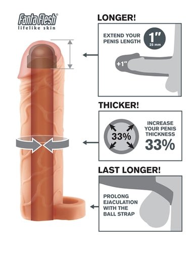 Pipedream Fantasy Extension 1-Inch Extension With Ball Strap