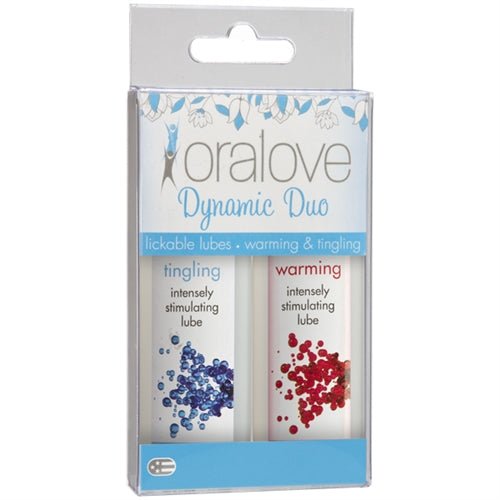 Doc Johnson Oral Love Dynamic Duo - Warming and Tingling