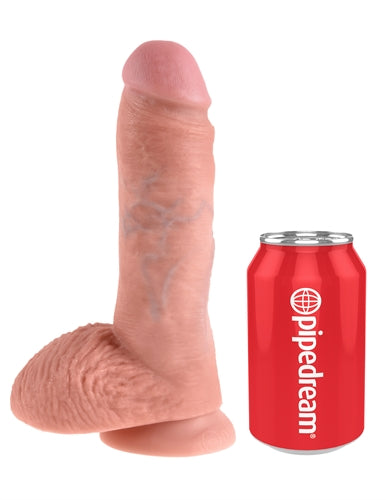 Pipedream King Cock 8-Inch Cock With Balls - Flesh