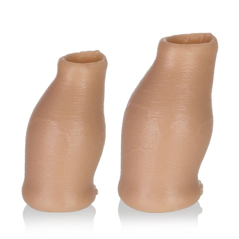 Oxballs Hood Moreskin Silicone Faux Foreskin - Light Tone - Medium/large