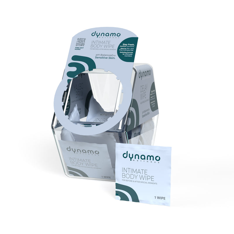Screaming O Dynamo Wellness Intimate Body Wipe - Bowl 100 Pieces
