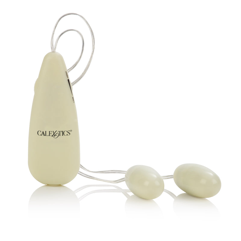 CalExotics Glow-in-the-Dark Pocket Exotics Vibrating Glowing Double Bullets