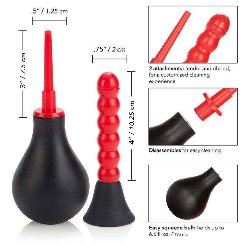 CalExotics Ribbed Anal Douche
