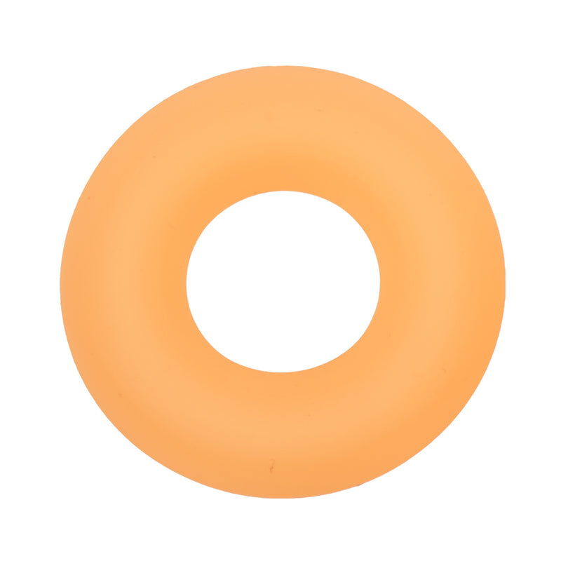 CalExotics Alpha Glow-in-the-Dark Liquid Silicone Prolong Medium Ring - Orange