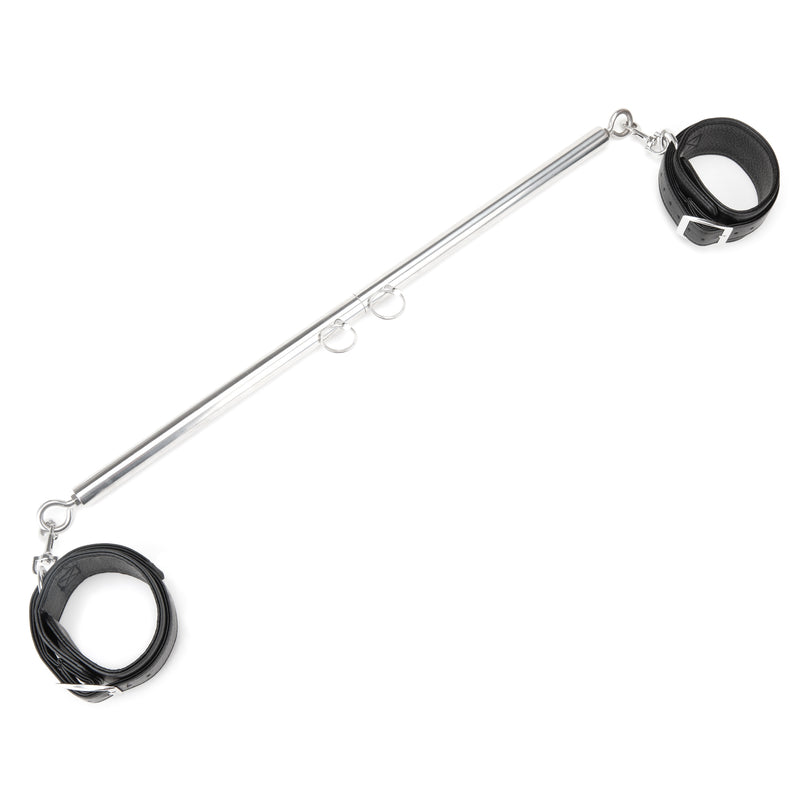 Electric Novelties Expandable Spreader Bar Set 24 Inches - 36 Inches With Detachable Leatherette Cuffs