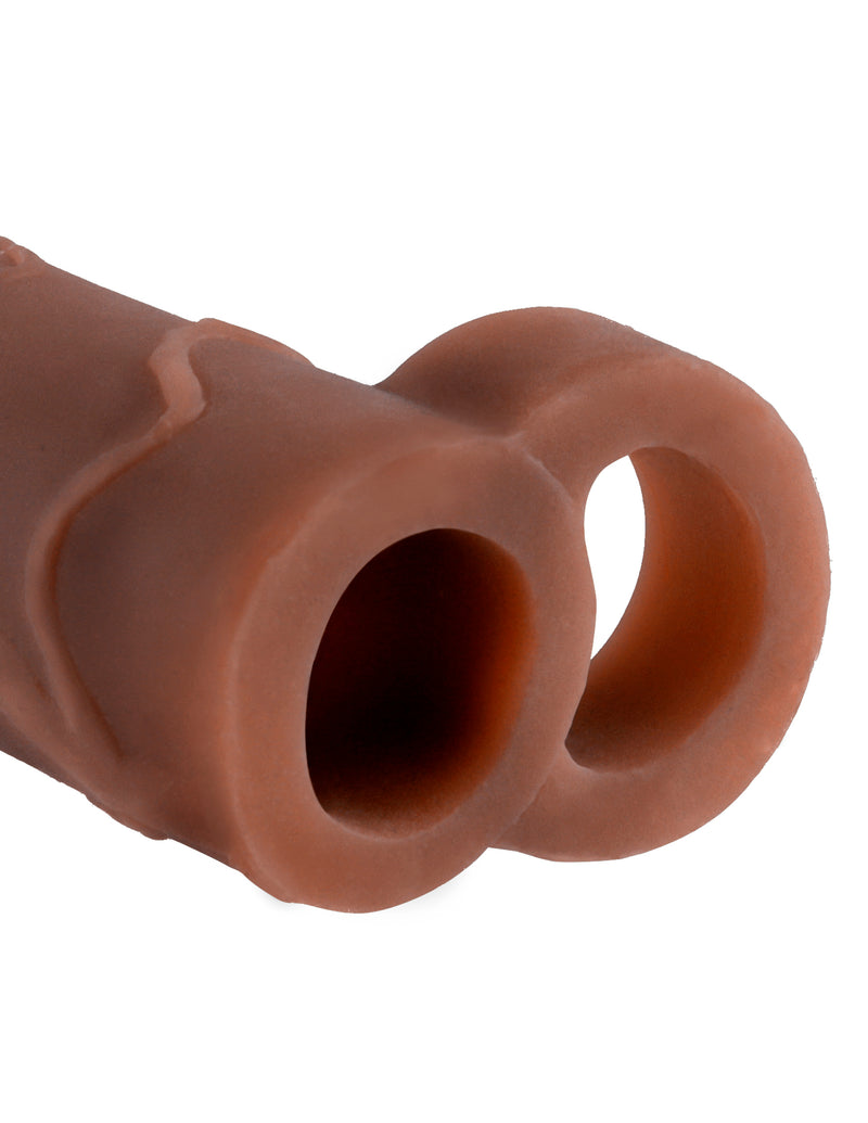Pipedream Fantasy X-Tensions Perfect 2-Inch Extension With Ball Strap - Brown