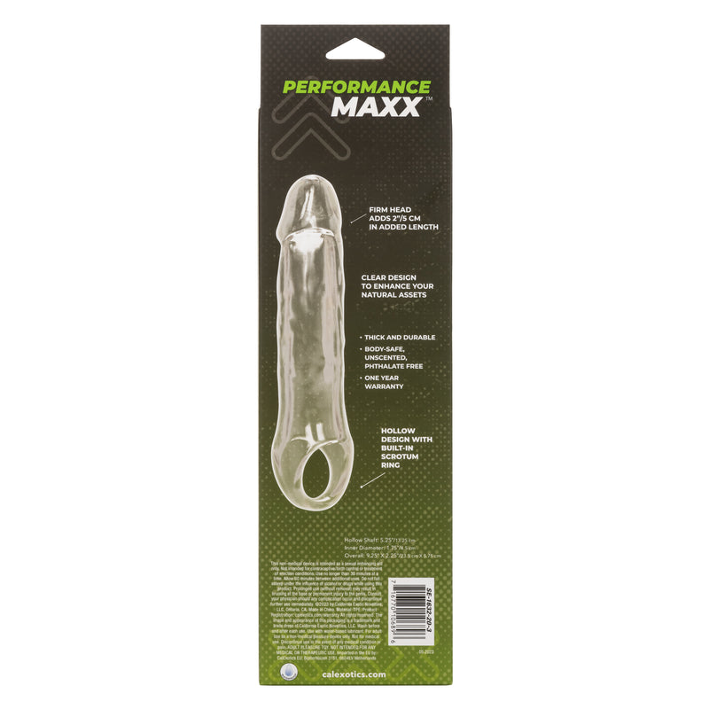 CalExotics Performance Maxx Clear Extension - 7.5 Inch - Clear