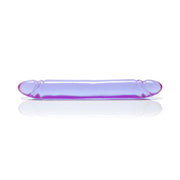 "Reflective Gel Smooth Double Dong - Purple SE0280302"