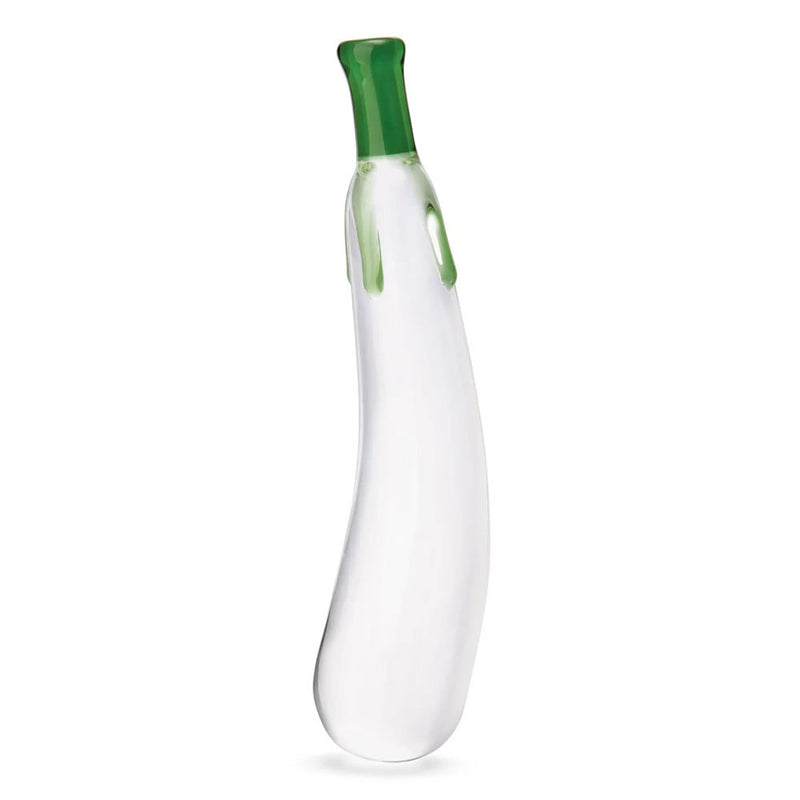 Electric Novelties Eggplant Ecstasy 7.25" Glass Dildo