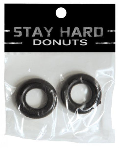 SI Novelties Stay Hard Donuts - 2pack - Black