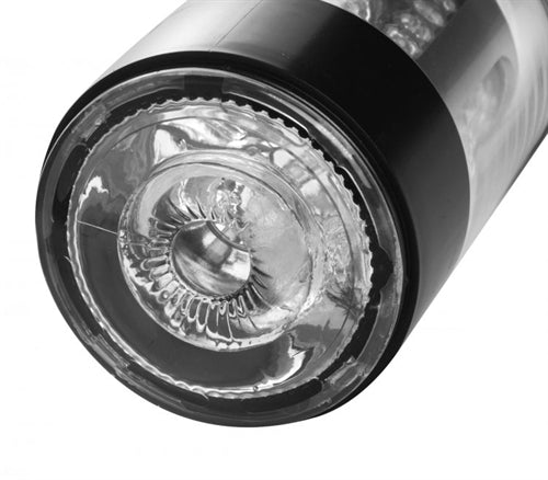 XR Brands Love Botz Ultrabator Thrusting and Swirling Auto Stroker - Automatic Stroker Masturbator - Canister Masturbation Cup