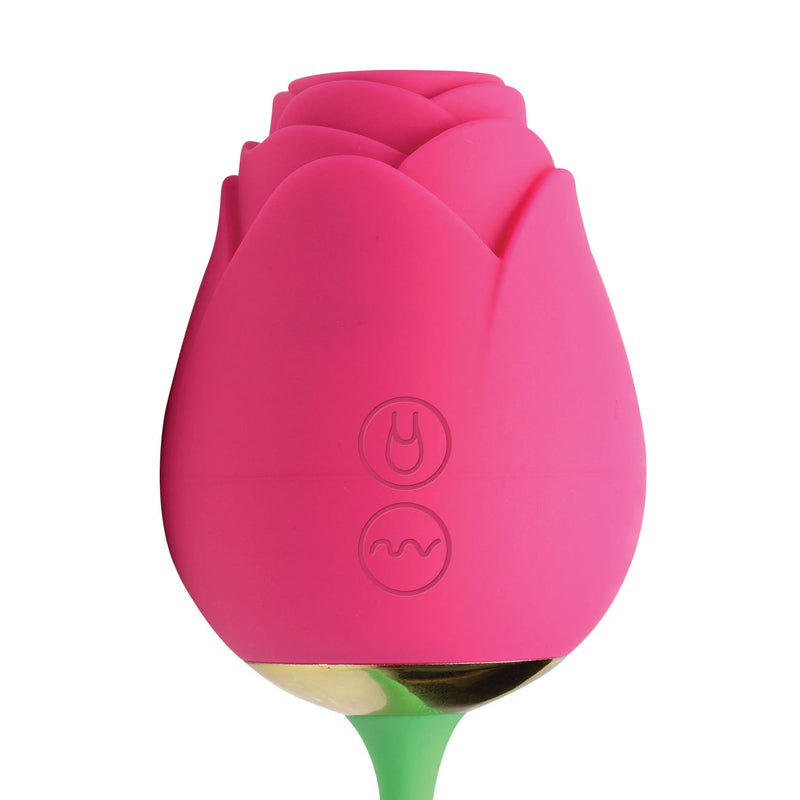 XR Brands Bloomgasm Rose Duet - Sucking Rose and Vibrating - Rosette