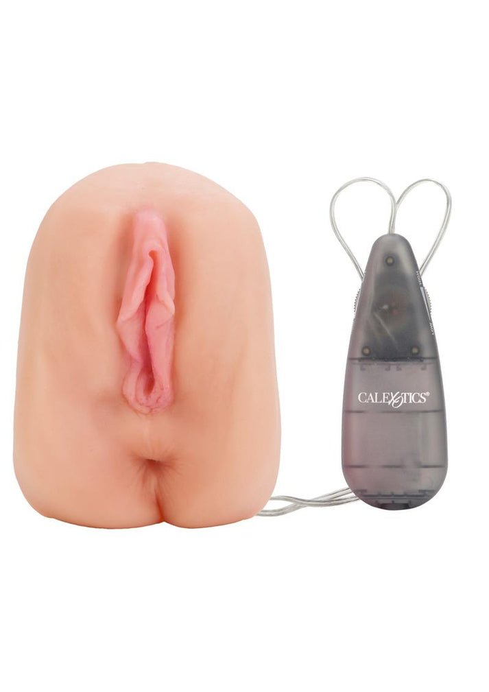 CalExotics Alexis Amores Vibrating Pussy and Ass - Stroker Masturbator - Realistic Pocket Pussy