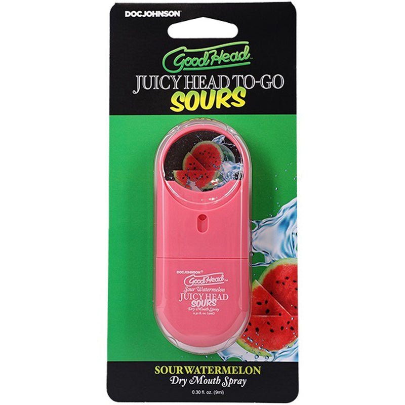 Doc Johnson Goodhead Juicyhead Dry Mouth Spray to Go - Sour Watermelon .30 Oz