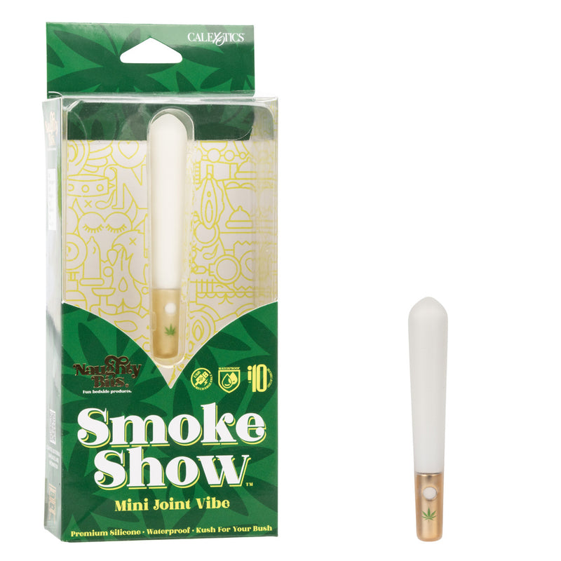 CalExotics Naughty Bits Smoke Show Mini Joint Vibe - White