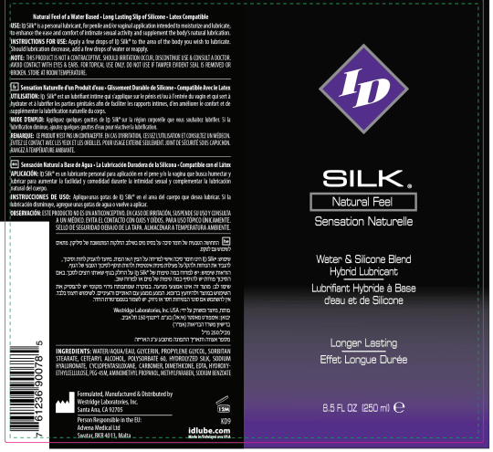 I.D. Lubricants ID Silk Silicone and Water Blend Lubricant 8.5 Oz