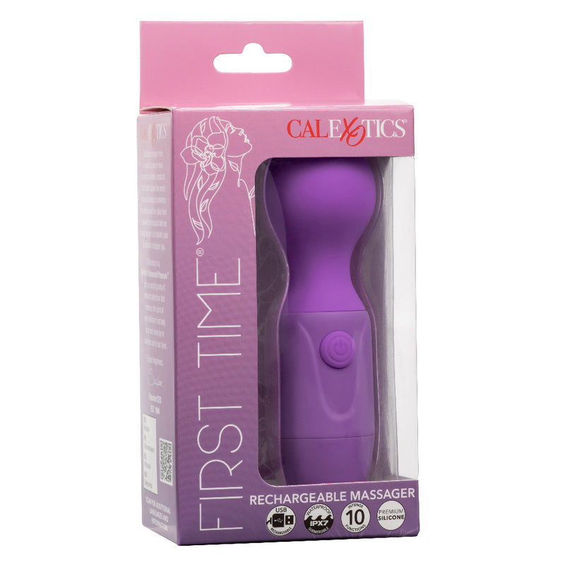 CalExotics First Time Rechargeable Massager - Purple