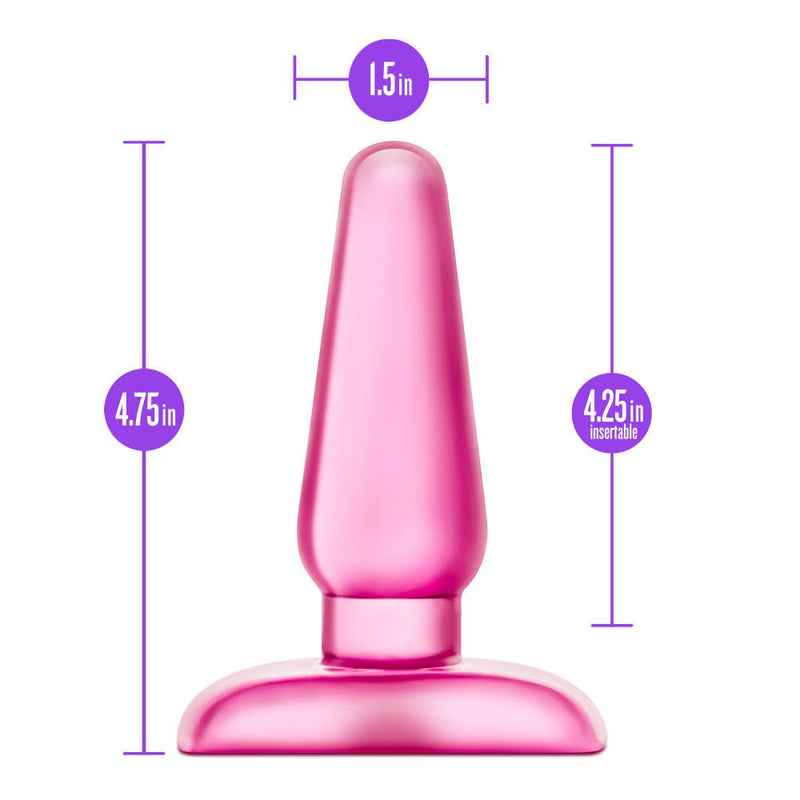 B Yours Eclipse Pleaser Pink 4.75-Inch Anal Plug