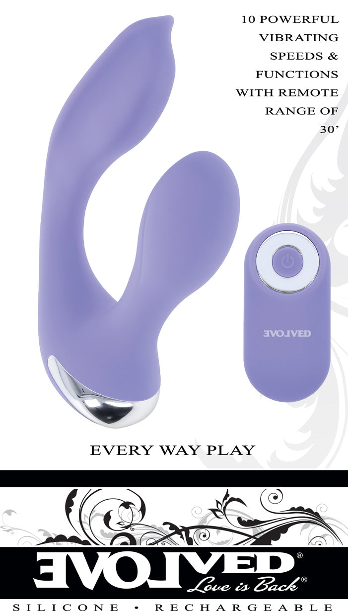 Evolved Novelties Every Way Play - Lilac