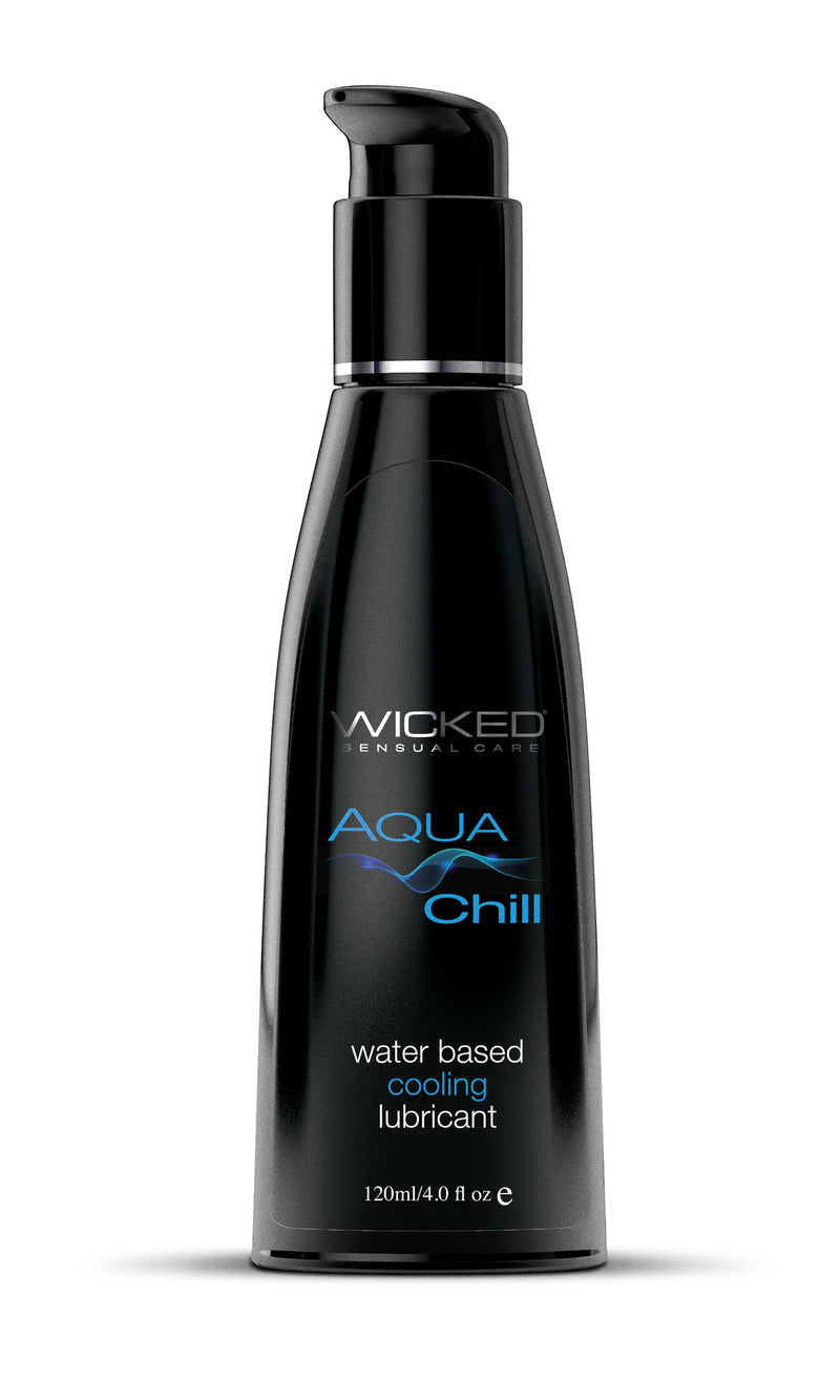 Wicked Sensual Care Aqua Chill Water Based Cooling Lubricant - 4 Fl. Oz.