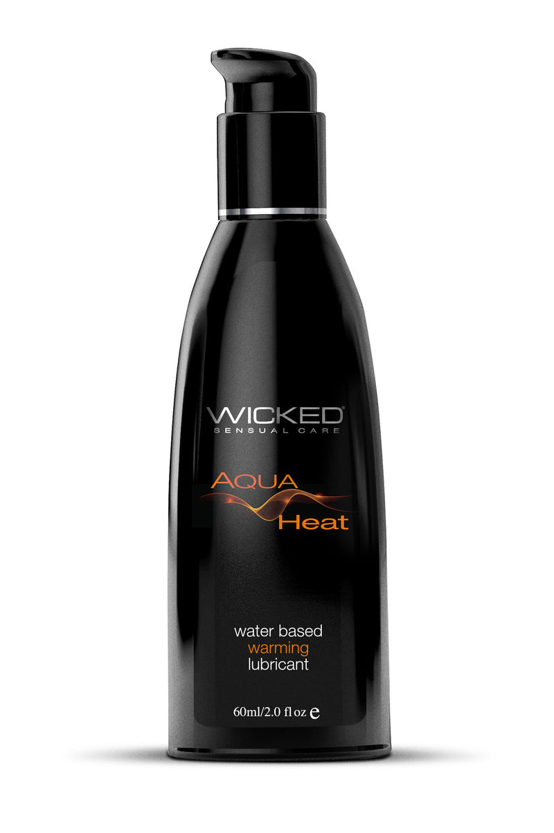 Wicked Sensual Care Aqua Heat Water Based Warming Lubricant - 2 Fl. Oz.