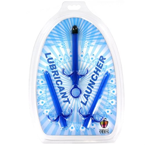 XR Brands Lubricant Launcher Set of 3 - Blue