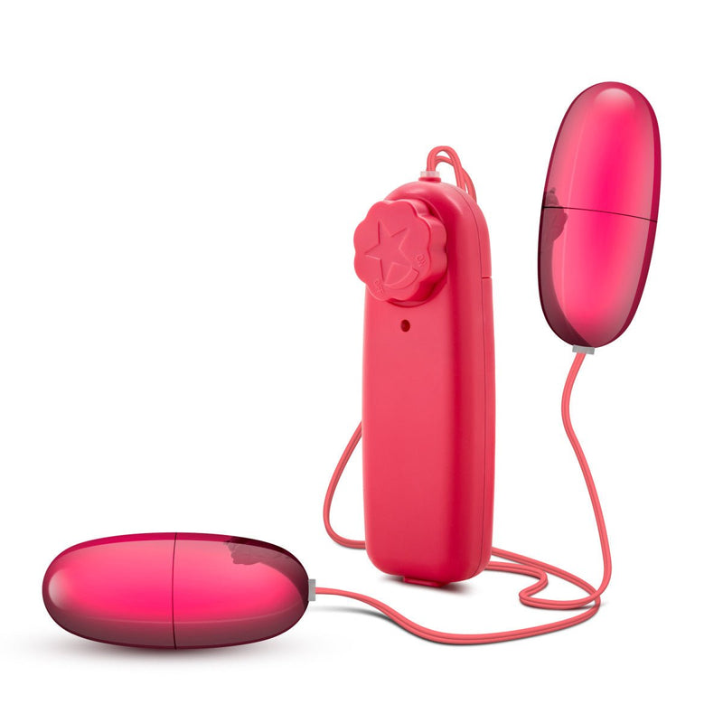 B Yours Double Pop Egg Cerise 2-Inch Vibrating Egg