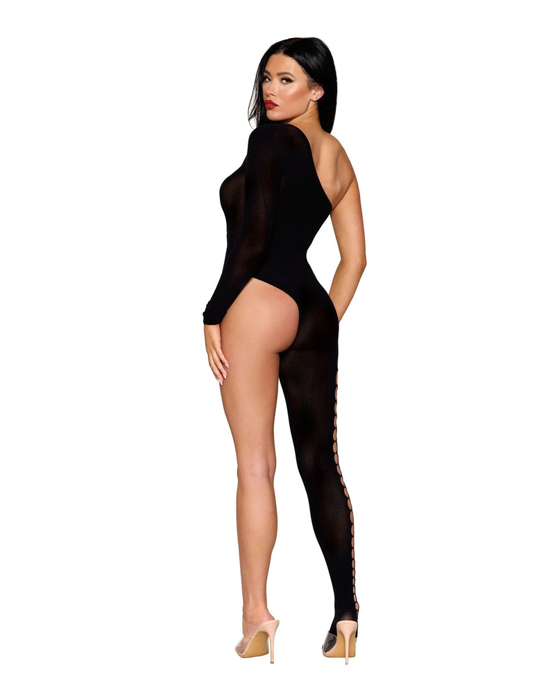 Dreamgirl Bodystocking Dmnd - One Size - Black