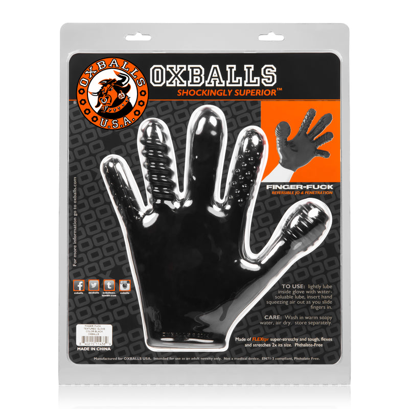 Oxballs Finger- Fuck Reversible Jo & Penetration Toy - Black