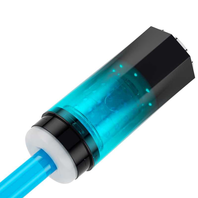Honey Play Box Adrian - Water Spa Rotating Male Masturbator - Blue - Automatic Stroker Masturbator - Canister Masturbation Cup