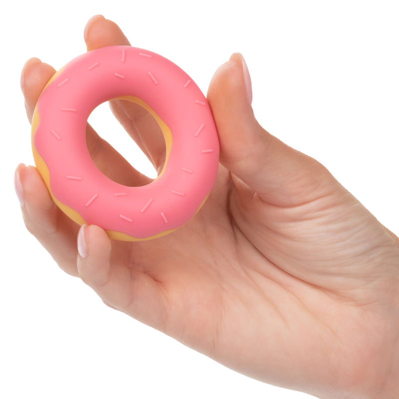 CalExotics Naughty Bits Dickin Donuts Silicone Donut Cock Ring - Pink