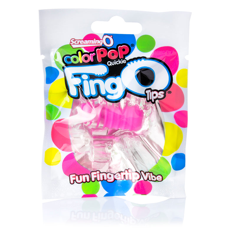 Screaming O Fingo Tips - Each - Pink