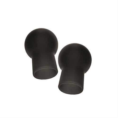 CalExotics Nipple Play Silicone Advanced Nipple Suckers - Black